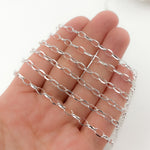 Load image into Gallery viewer, Y126DCSS. Sterling Silver Diamond Cut Oval Link Chain