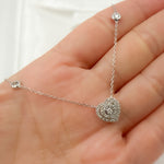 Load image into Gallery viewer, TJ0011. 14K Solid Gold Diamond Heart Shape Necklace
