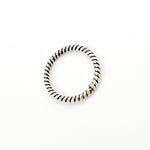 Load image into Gallery viewer, 12MM Close Gold Plated Twisted Jump Ring