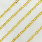 Load image into Gallery viewer, Gold Plated 925 Sterling Silver Textured Oval Link Chains