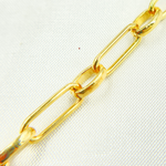 Load image into Gallery viewer, Gold Plated 925 Sterling Silver Paperclip Chain