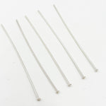 Load image into Gallery viewer, Gauge White Sterling Silver Flat 2 Inch Headpin
