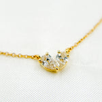 Load image into Gallery viewer, NFF71462. 14K Solid Gold Diamond Necklace