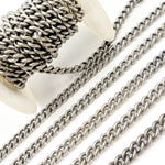 Load image into Gallery viewer, Silver Smooth Curb Chain