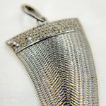 Load image into Gallery viewer, DP181. Diamond Sterling Silver Horn Pendant