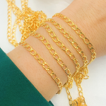 Load image into Gallery viewer, 3805CHRGF. 14k Gold Filled Flat Curb Chain