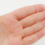 Load image into Gallery viewer, Gold with White Gold Cubes Satellite Chain