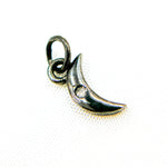 Load image into Gallery viewer, DC874. Diamond Sterling Silver Mini Moon Charm