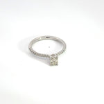 Load image into Gallery viewer, 14K Solid Gold Diamond Ring.