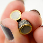 Load image into Gallery viewer, DC665. Diamond & Sterling Silver Magnetic Barrel Clasp