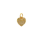 Load image into Gallery viewer, GDP199. 14K Solid Gold Diamond Heart Charm