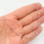 Load image into Gallery viewer, Sterling Silver Satellite Necklace