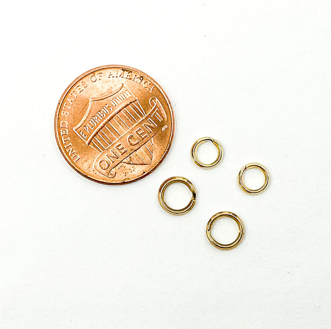 14K Gold Filled Split Ring 5mm & 6mm