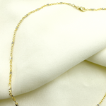 Load image into Gallery viewer, 14K Solid Gold Cable with Diamond Cut Bar Chain