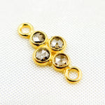 Load image into Gallery viewer, Diamond Sterling Silver Fancy Shape Connector