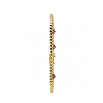 Load image into Gallery viewer, BR402699. 14k Solid Gold Diamond and Gemstone Fancy Flower Bracelet