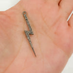 Load image into Gallery viewer, DC1012. Diamond Sterling Silver Lightning Bolt Pendant
