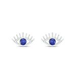 Load image into Gallery viewer, 14K Solid Yellow Gold Diamond Eye Studs. EFZ52004BS
