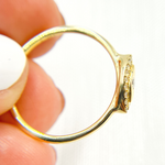Load image into Gallery viewer, 14K Solid Gold Diamond Evil Eye Ring.