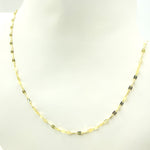 Load image into Gallery viewer, 14K Solid Yellow Flat Marina Link Chain