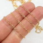 Load image into Gallery viewer, 1617FGF. 14K Gold Filled Flat Round 2mm Link Chain