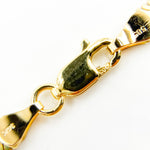 Load image into Gallery viewer, 420CCTDBRA8. 14K Solid Gold Flat Snake Necklace