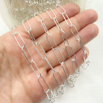 Load image into Gallery viewer, 925 Sterling Silver Paperclip Chain