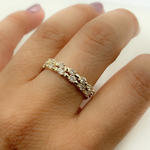 Load image into Gallery viewer, Yellow Gold Double Diamond Ring