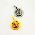 Load image into Gallery viewer, Sterling Silver Round Charm