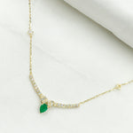 Load image into Gallery viewer, NT404446. 14K Solid Gold Diamond and Gemstone Necklace