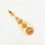 Load image into Gallery viewer, DP422. Diamond Sterling Silver Drop Pendant