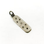 Load image into Gallery viewer, Buy Now Diamond Sterling Silver Rectangle Pendant