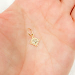 Load image into Gallery viewer, Buy Now 14K Solid Gold Diamond Diamond Shape Charms
