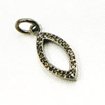 Load image into Gallery viewer, DC859. Diamond Sterling Silver Marquise Shape Charm