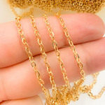 Load image into Gallery viewer, 1813FGF. 14K Gold Filled Flat Round Link Chain