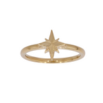 Load image into Gallery viewer, 14K Solid Gold Star Rings