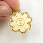 Load image into Gallery viewer, Shop Now Diamond Sterling Silver Flower Pendant