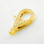 Load image into Gallery viewer, Diamond Sterling Silver Round Trigger Clasp