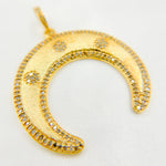Load image into Gallery viewer, DP190. Diamond Sterling Silver Moon Pendant
