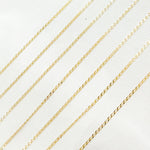 Load image into Gallery viewer, 14K Solid Gold Long Curb Chain