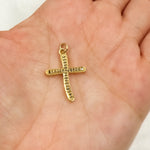 Load image into Gallery viewer, DC325. Diamond Sterling Silver Cross Pendant