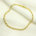 Load image into Gallery viewer, Solid Yellow Gold Diamond Cut Marina Link Bracelet