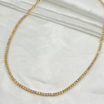 Load image into Gallery viewer, NFR71713. 14K Solid Gold Diamond Tennis Choker Necklace