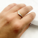 Load image into Gallery viewer, 14K Solid Gold Diamond Ring.