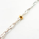 Load image into Gallery viewer, Buy Sterling Silver Rope Chain with 14k Gold Filled Beads
