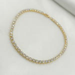 Load image into Gallery viewer, BTT65202. 14k Solid Gold Diamond Tennis Bracelet