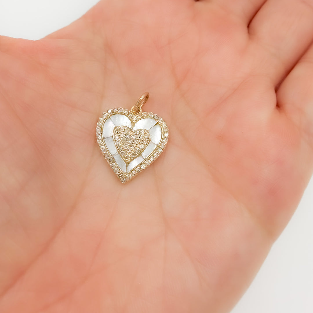 14K Gold Heart Pendant