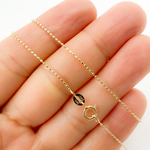 Load image into Gallery viewer, 14K Solid Gold Ball Chain