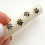 Load image into Gallery viewer, Shop Now Silver Long Rectangle Star Enamel Connector