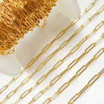 Load image into Gallery viewer, Buy Now Gold Filled Hammered Paperclip Chains